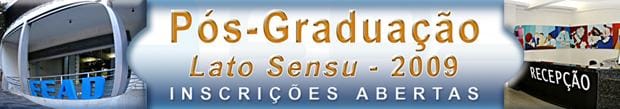 Pós-Graduação FEAD: Banner eletrônico.