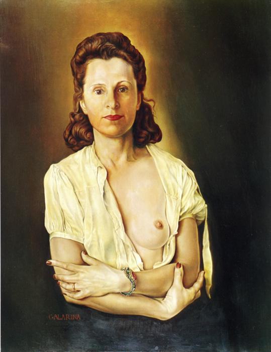Salvador Dali Galarina. 1944 - 45. Oil on canvas