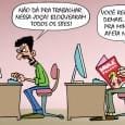 Bloqueio de sites nas empresas: charge. Trabalho árduo nas empresas. O bloqueio de sites reduz a produtividade em larga escala! E a empresa que você trabalha?...