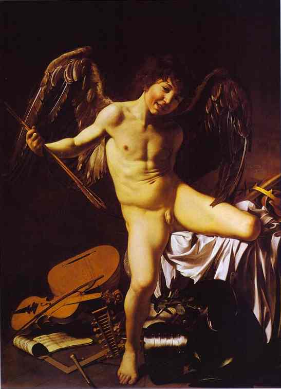 Cupido. c.1601. Óleo sobre tela