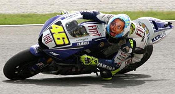 Valentino Rossi Face Helmet