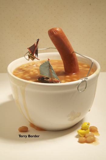 Terry Border escultura com salsicha