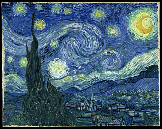 Noite Estrelada de Van Gogh retratada em 7067 peças de dominó