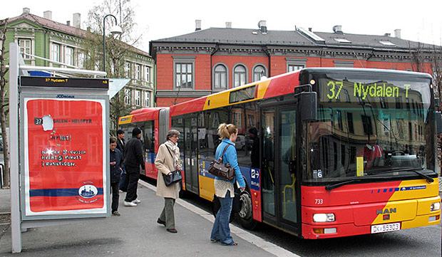 Ônibus movido a merda em Oslo